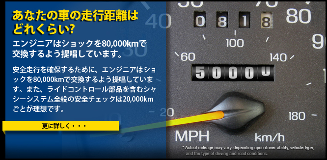 MONROE SHOCKS & STRUTS: あなたの車の走行距離はどれくらい？